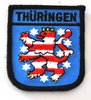 Aufnäher Wappen "Thüringen", Größe 5 x 6 cm