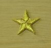 Aufnäher Stern GOLD Metallfaden, Größe 2,4 cm