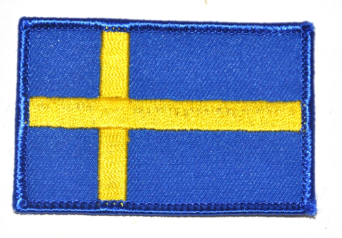 Aufnäher Flagge Schweden - verschiedene Größen