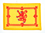 Aufnäher Flagge Schottland "Löwe", Größe 6,7 x 4,8 cm