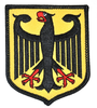 Aufnäher Wappen "Deutschland-Adler", Größe 6 x 7,5 cm