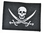 Aufnäher Piratenflagge, Größe 8 x 6 cm