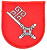 Aufnäher Wappen "Bremen", Größe 5,6 x 6,2 cm