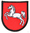 Aufnäher Wappen  "Niedersachsen", Grösse 5,5 x 6,3 cm
