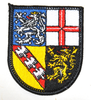 Aufnäher Wappen "Saarland", Größe 5,2 x 6,4 cm