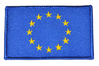 Aufnäher Europa-Flagge, Größe 7,5 x 5 cm