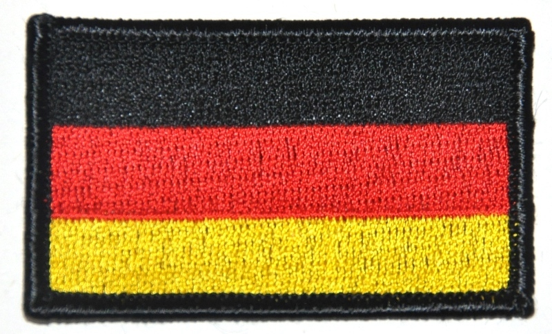 7 X 4.2 CM Bestickt Aufnäher/Abzeichen Flagge von Deutschland