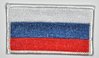 Aufnäher Flagge Russland   -   verschiedene Größen