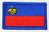 Aufnäher Flagge Liechtenstein, Größe 5 x 3 cm