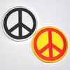 Aufnäher Motiv "Peace" Größe 7,5 cm - verschiedene Farben