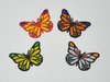 Aufnäher Motiv Schmetterling Butterfly, Größe 5 x 3,5 cm - verschiedene Farben