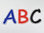 Aufnäher Buchstabe "B", Comic Sans, Höhe 8 cm mit Bügelbeschichtung  -  verschiedene Farben
