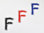 Aufnäher Buchstabe "F", Comic Sans, Höhe 8 cm mit Bügelbeschichtung  -  verschiedene Farben