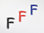Aufnäher Buchstabe "F", Comic Sans, Höhe 5 cm mit Bügelbeschichtung  -  verschiedene Farben