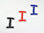 Aufnäher Buchstabe "I", Comic Sans, Höhe 5 cm mit Bügelbeschichtung  -  verschiedene Farben