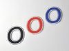 Aufnäher Zahl "0", Comic Sans, Höhe 5 cm mit Bügelbeschichtung  -  verschiedene Farben