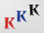 Aufnäher Buchstabe "K", Unicorn, Höhe 5 cm mit Bügelbeschichtung  -  verschiedene Farben