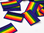 Aufnäher Flagge Regenbogen/Rainbow, Grösse 5 x 3 cm