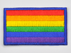 Aufnäher Flagge Regenbogen/Rainbow, Größe 5 x 3 cm