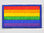 Aufnäher Flagge Regenbogen/Rainbow, Grösse 5 x 3 cm